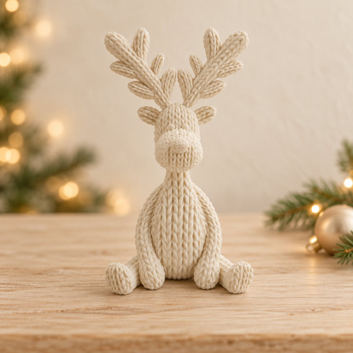 Bertie the Knitted Reindeer
